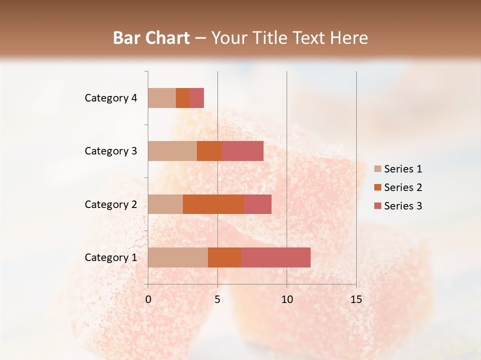 Fresh Peach Fructose PowerPoint Template