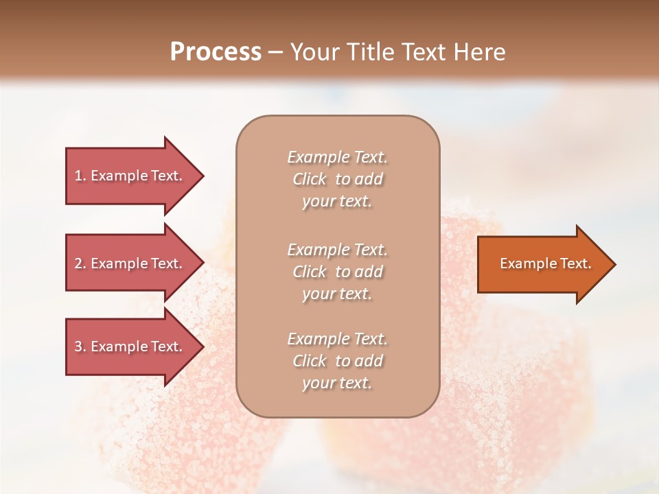 Fresh Peach Fructose PowerPoint Template