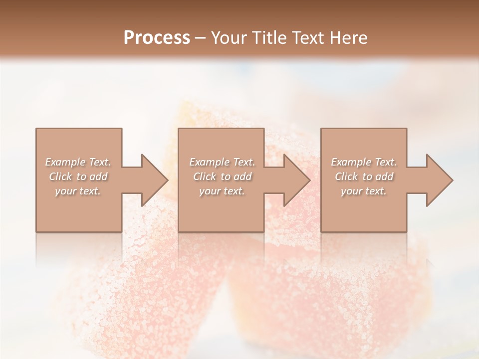 Fresh Peach Fructose PowerPoint Template