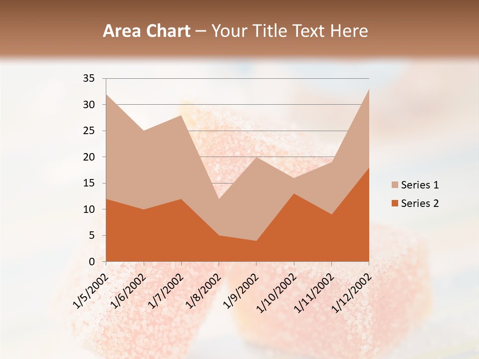 Fresh Peach Fructose PowerPoint Template