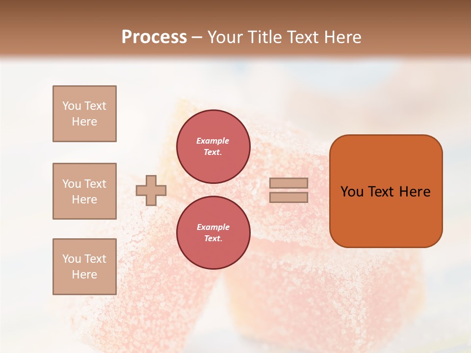 Fresh Peach Fructose PowerPoint Template