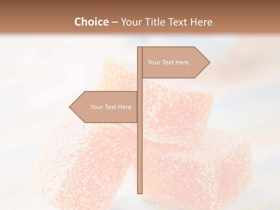 Fresh Peach Fructose PowerPoint Template