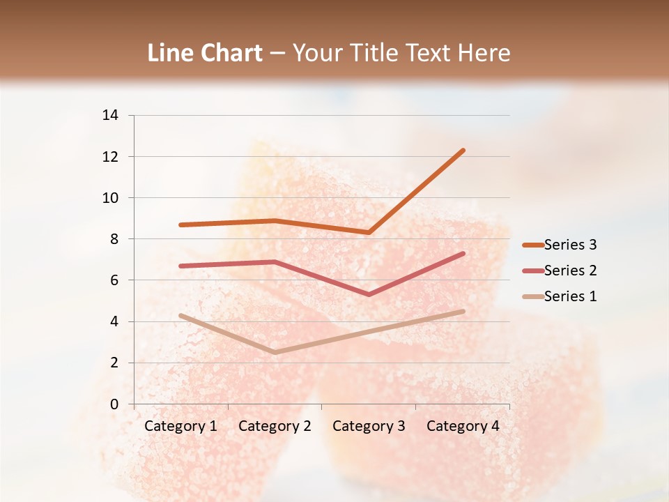 Fresh Peach Fructose PowerPoint Template