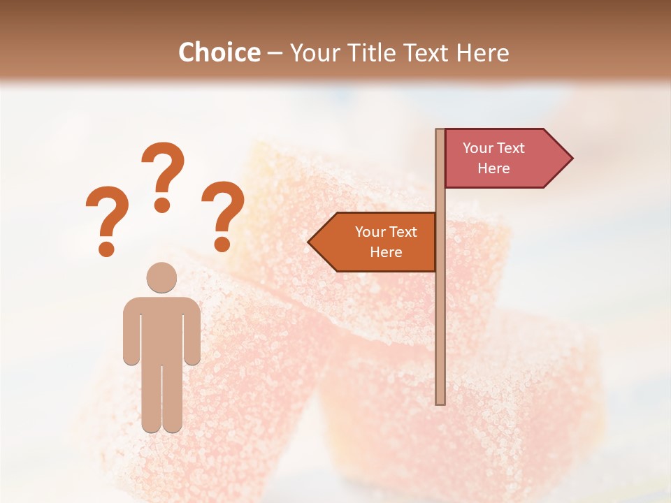 Fresh Peach Fructose PowerPoint Template