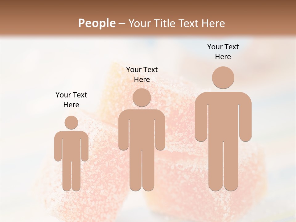 Fresh Peach Fructose PowerPoint Template