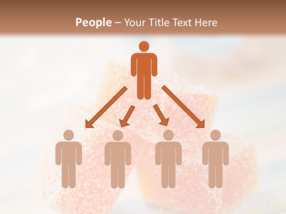 Fresh Peach Fructose PowerPoint Template