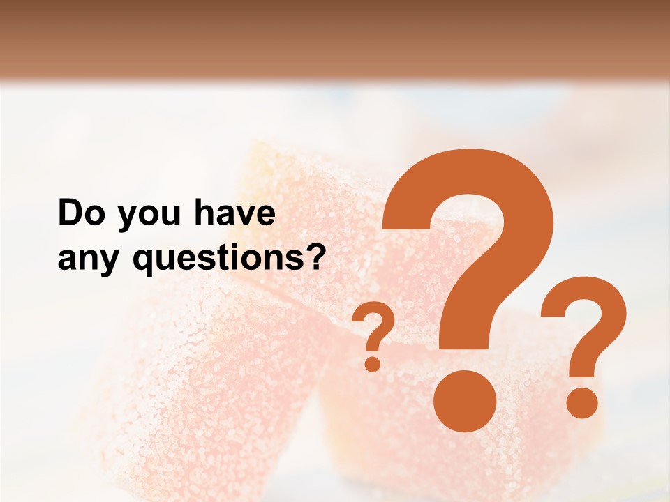 Fresh Peach Fructose PowerPoint Template