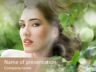 Portrait Outdoor Care PowerPoint Template