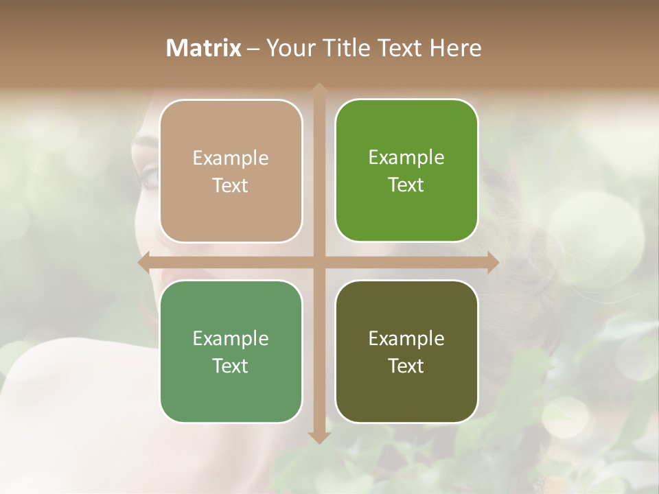 Portrait Outdoor Care PowerPoint Template