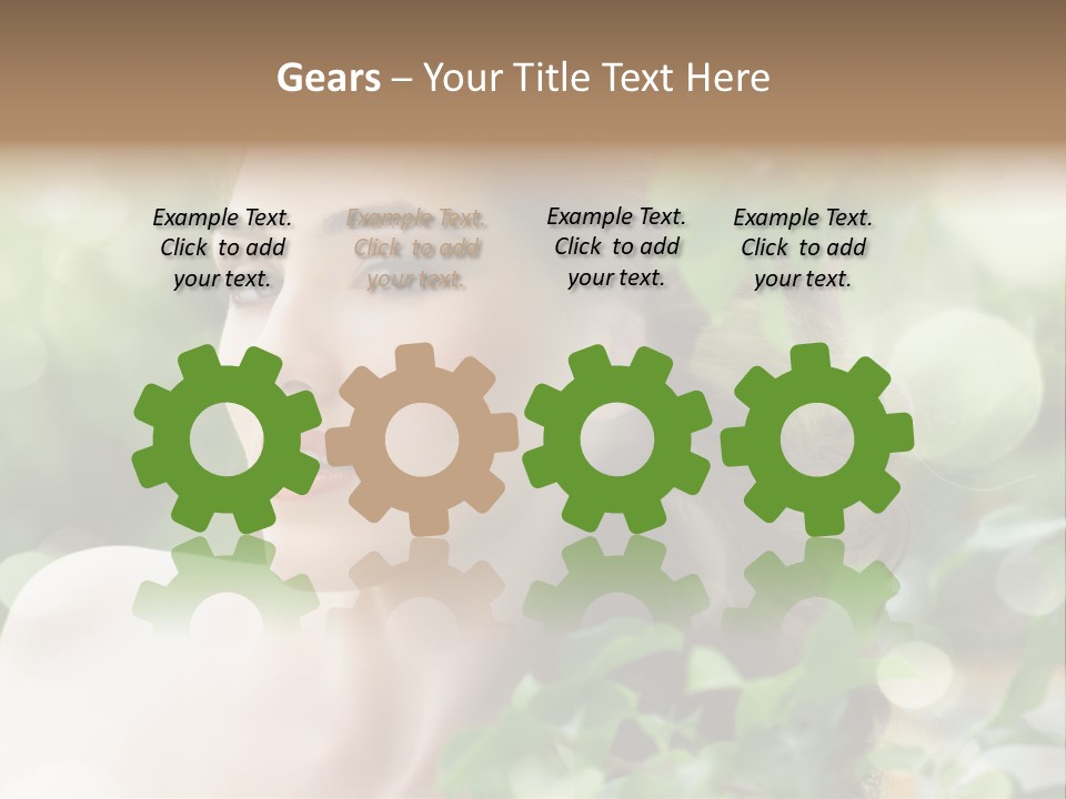 Portrait Outdoor Care PowerPoint Template