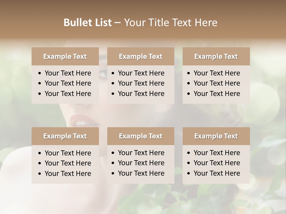 Portrait Outdoor Care PowerPoint Template