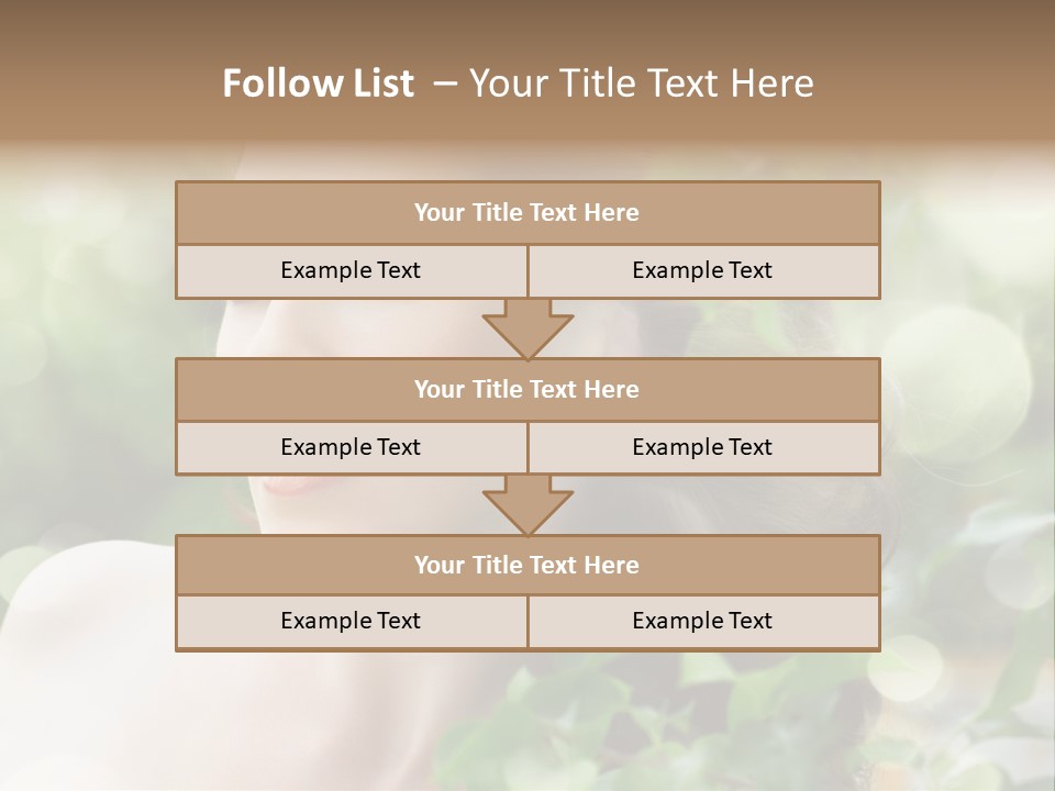Portrait Outdoor Care PowerPoint Template