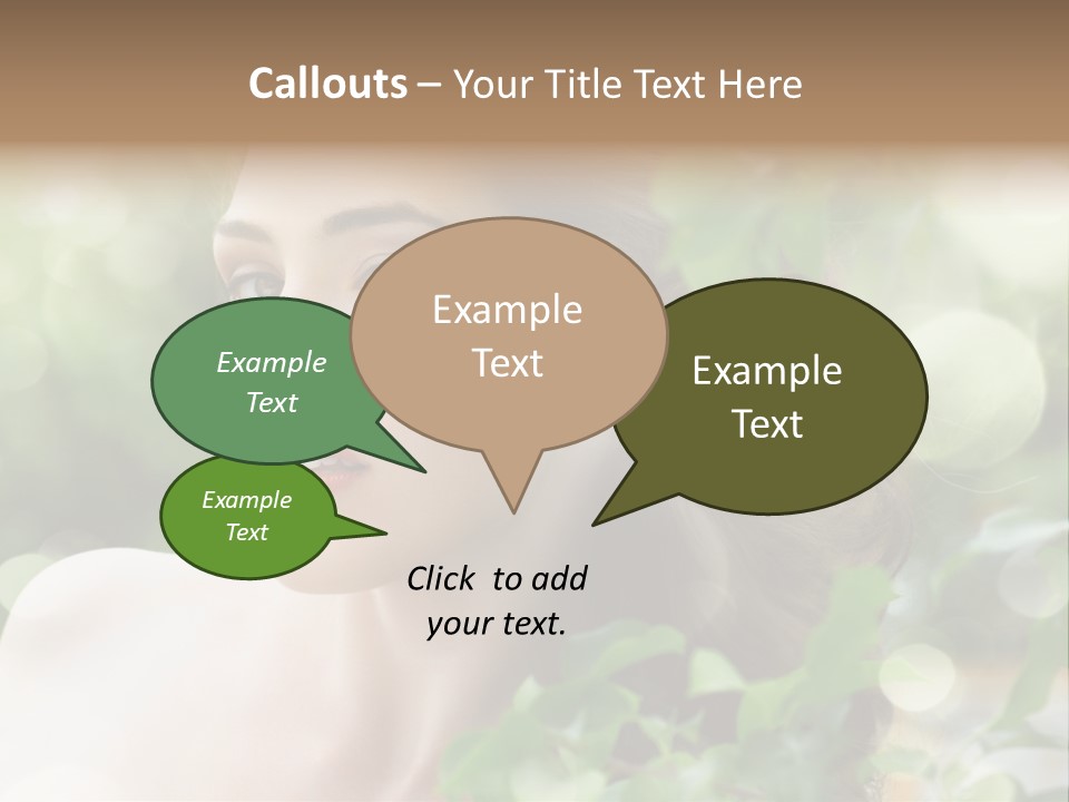 Portrait Outdoor Care PowerPoint Template