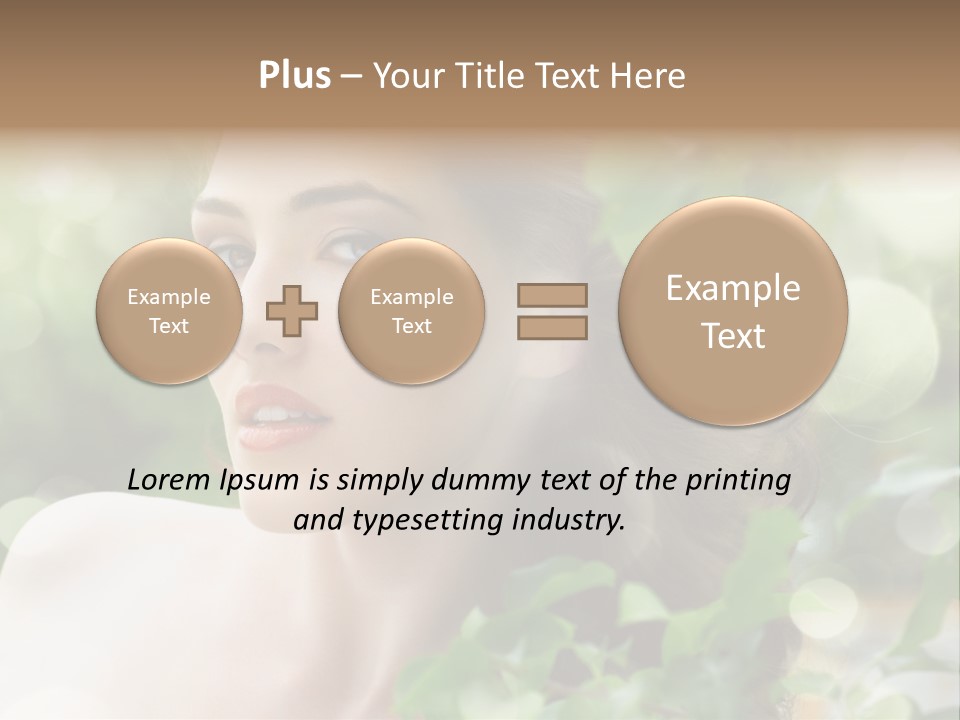 Portrait Outdoor Care PowerPoint Template