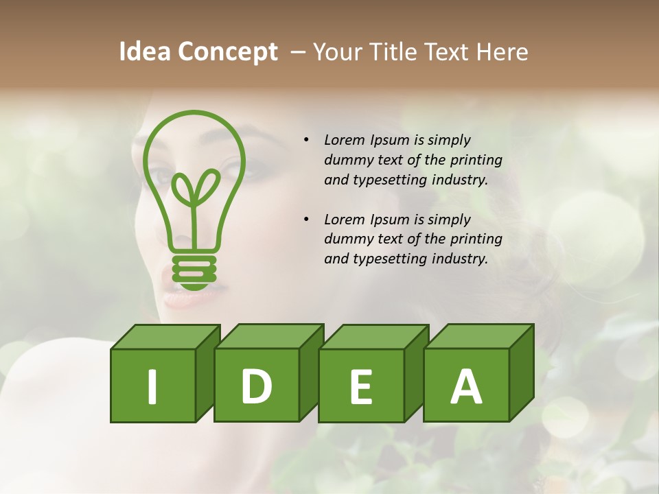 Portrait Outdoor Care PowerPoint Template