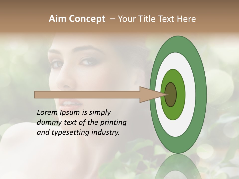 Portrait Outdoor Care PowerPoint Template