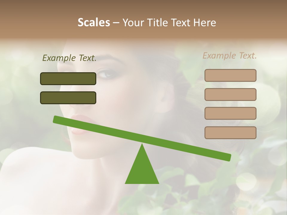 Portrait Outdoor Care PowerPoint Template