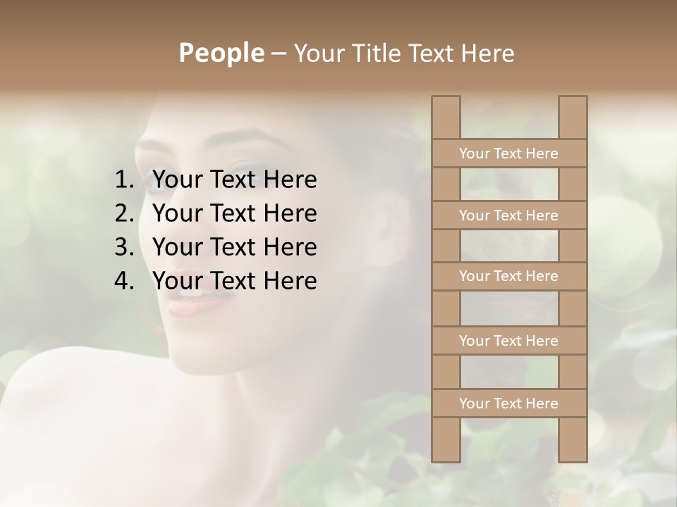 Portrait Outdoor Care PowerPoint Template