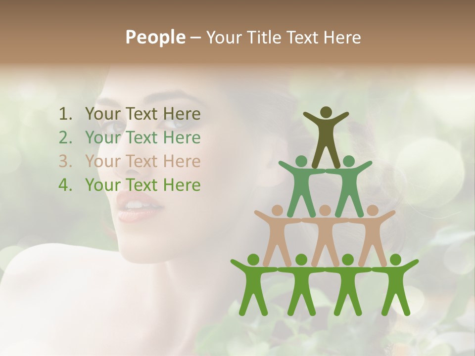 Portrait Outdoor Care PowerPoint Template