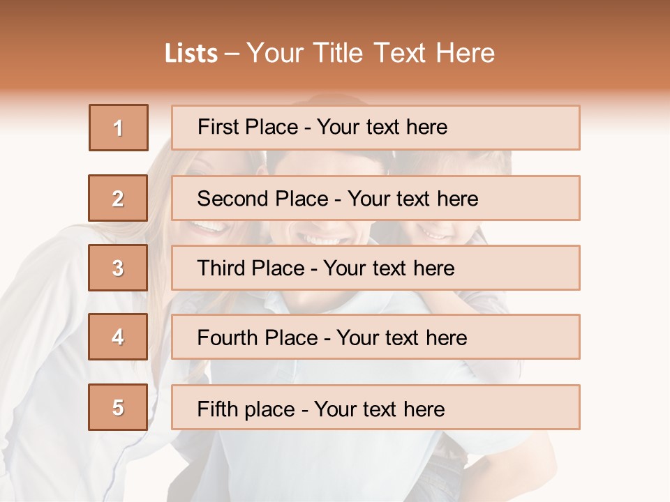 Male Joy Parent PowerPoint Template