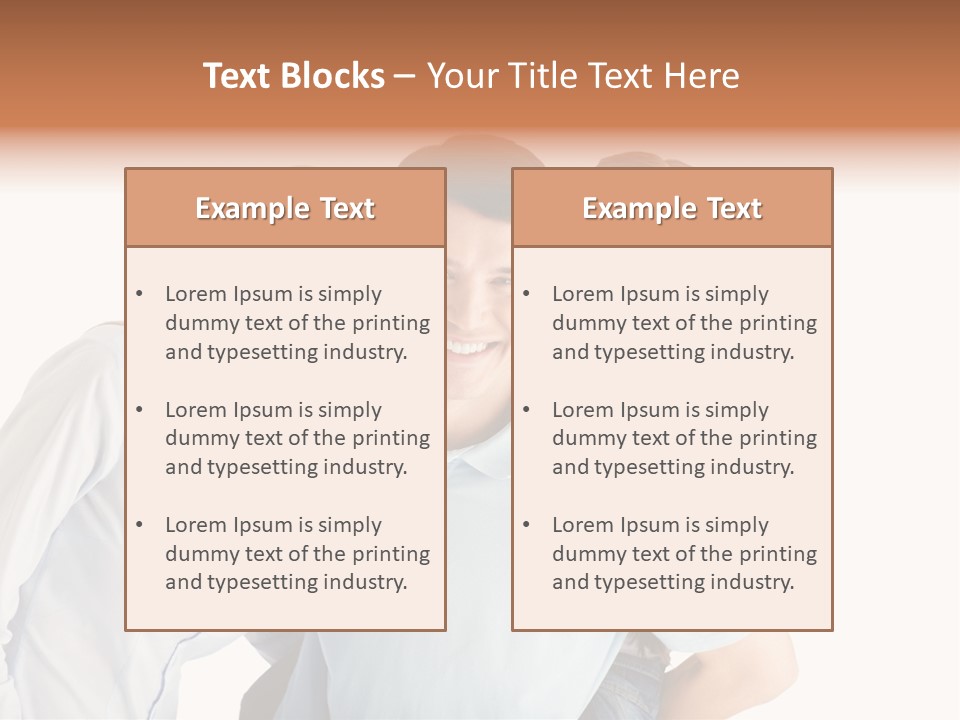 Male Joy Parent PowerPoint Template