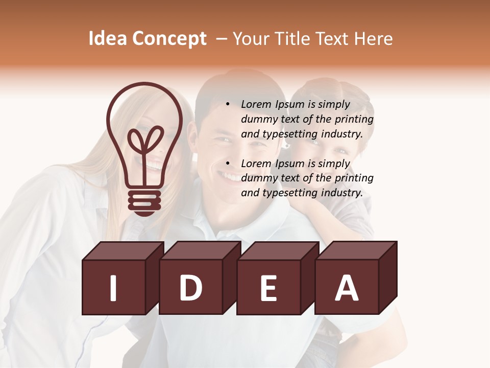 Male Joy Parent PowerPoint Template