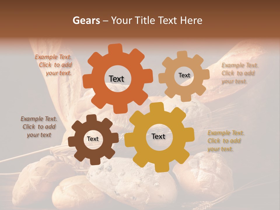 Gear Complex Tooth PowerPoint Template