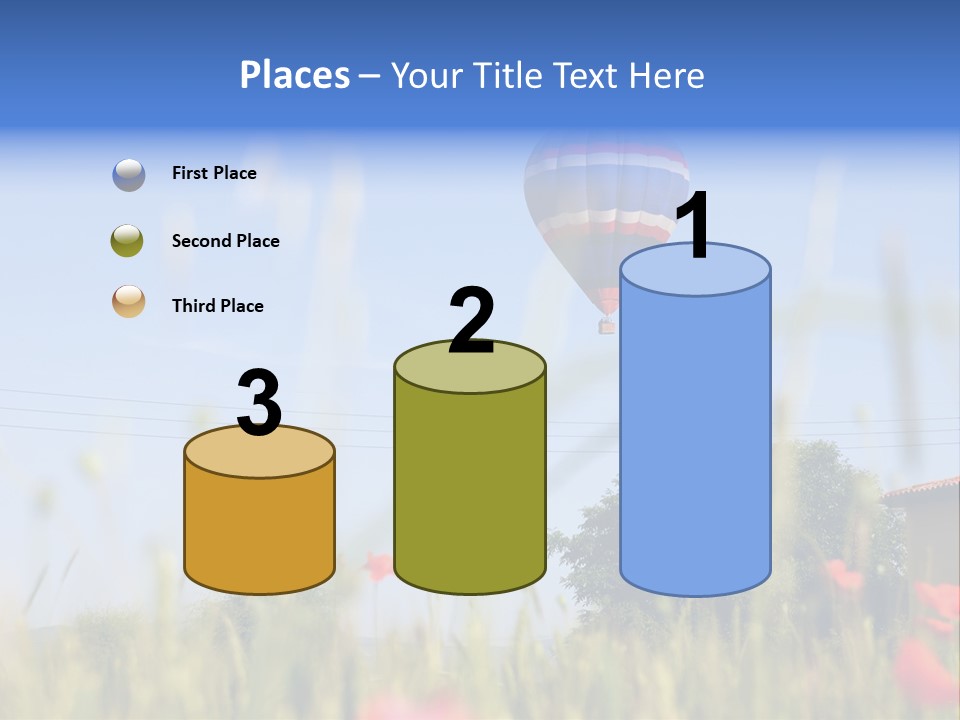 Air Landing Heat PowerPoint Template