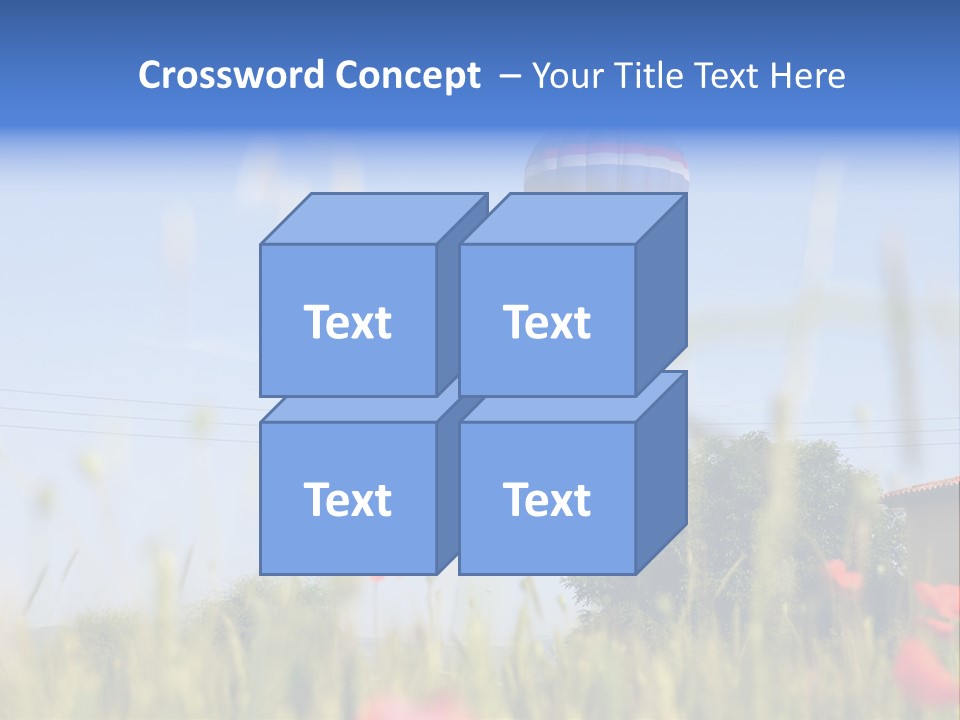 Air Landing Heat PowerPoint Template