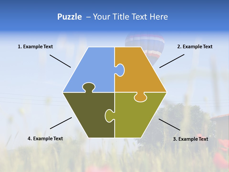 Air Landing Heat PowerPoint Template
