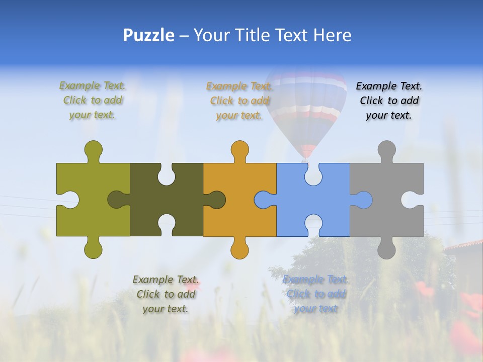 Air Landing Heat PowerPoint Template