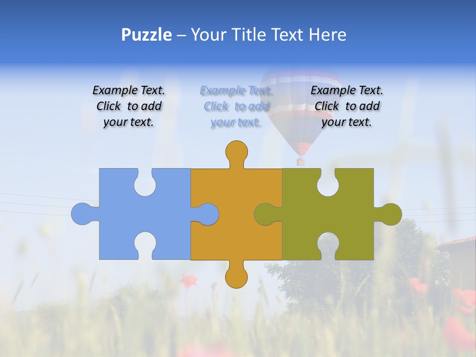 Air Landing Heat PowerPoint Template