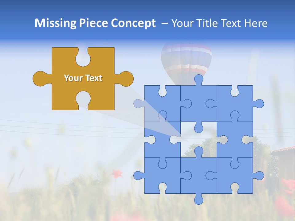 Air Landing Heat PowerPoint Template