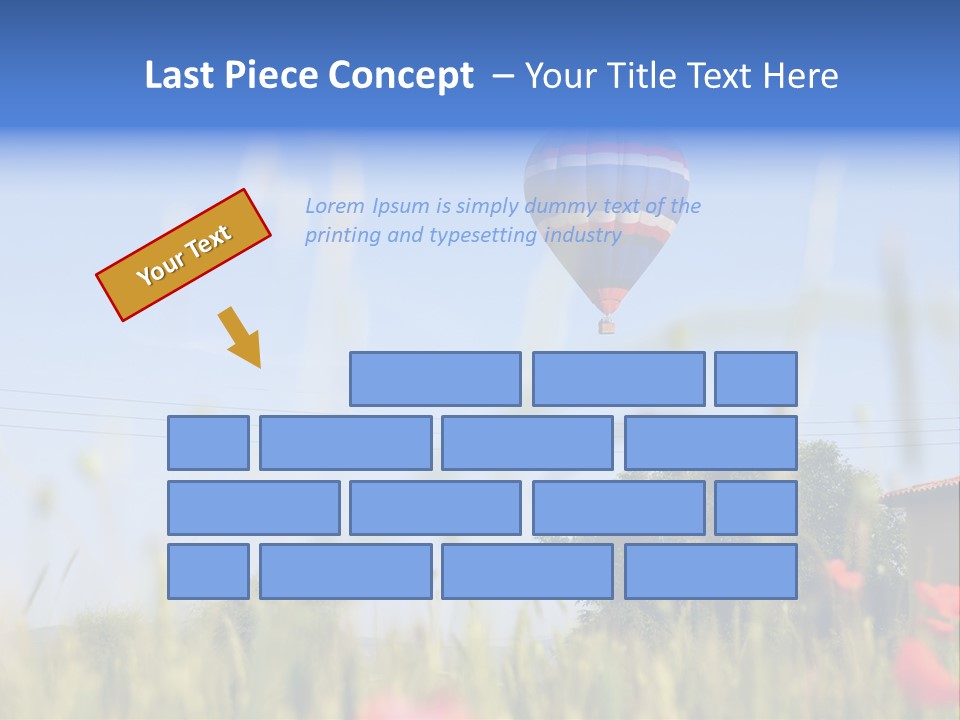 Air Landing Heat PowerPoint Template