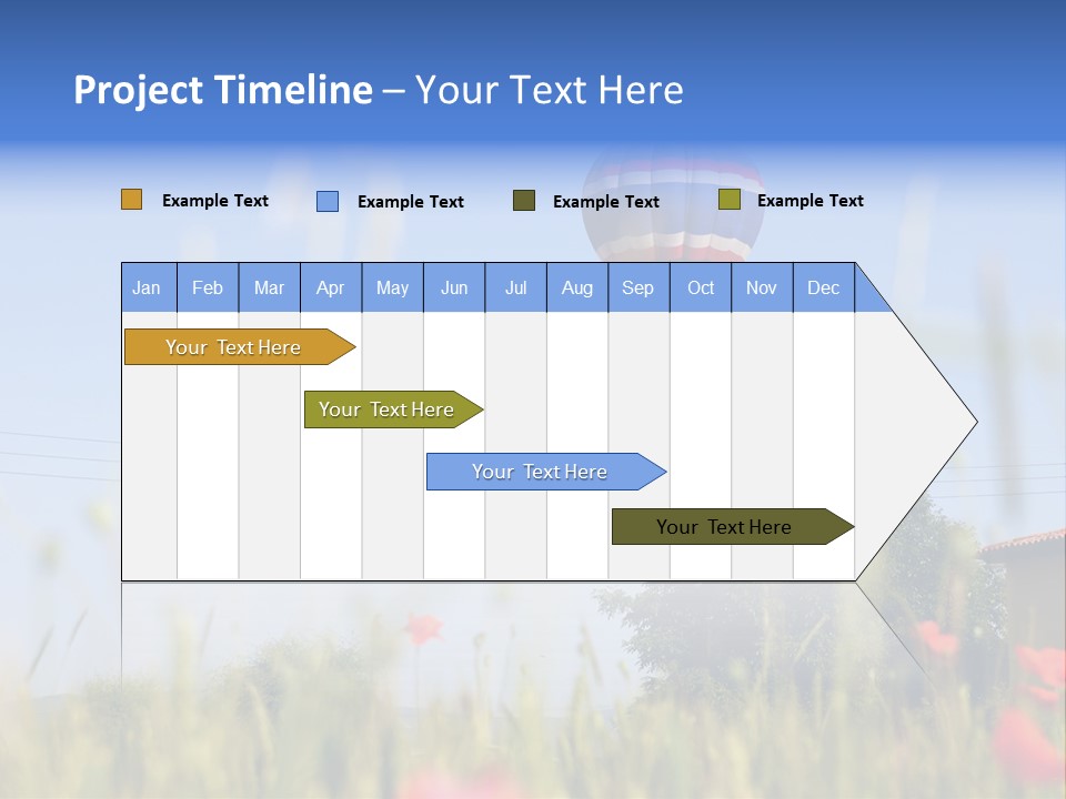 Air Landing Heat PowerPoint Template