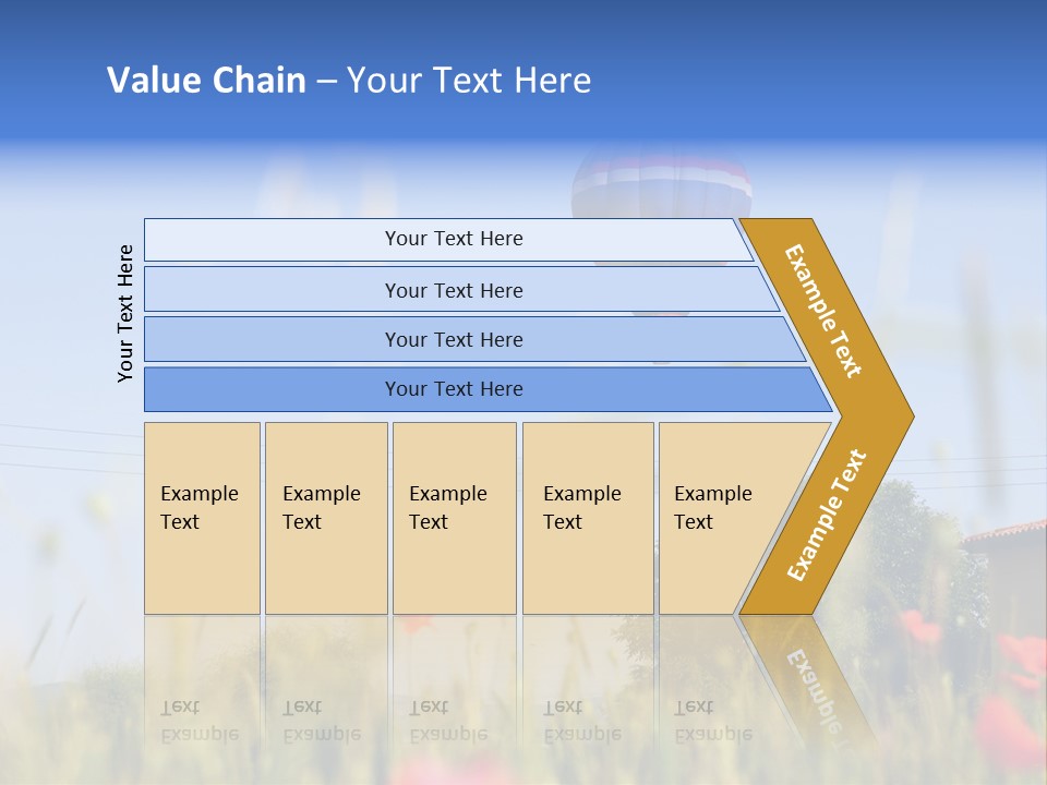 Air Landing Heat PowerPoint Template