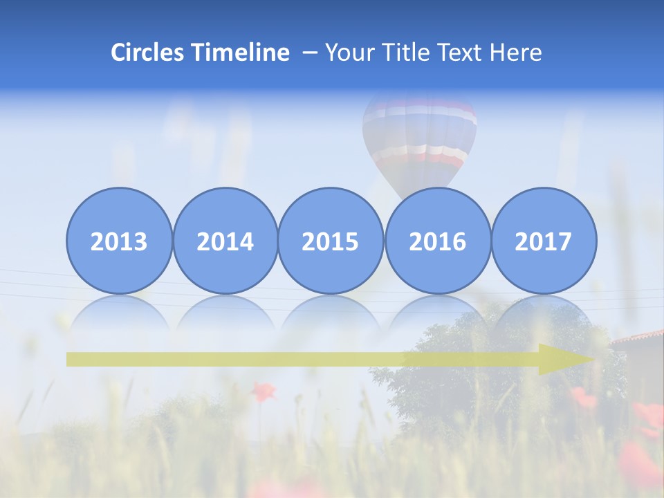 Air Landing Heat PowerPoint Template