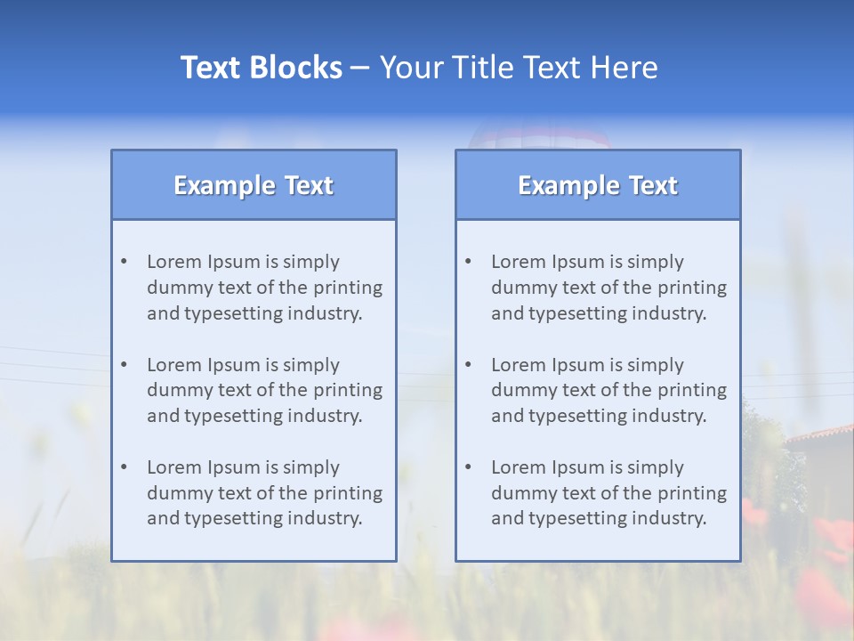 Air Landing Heat PowerPoint Template