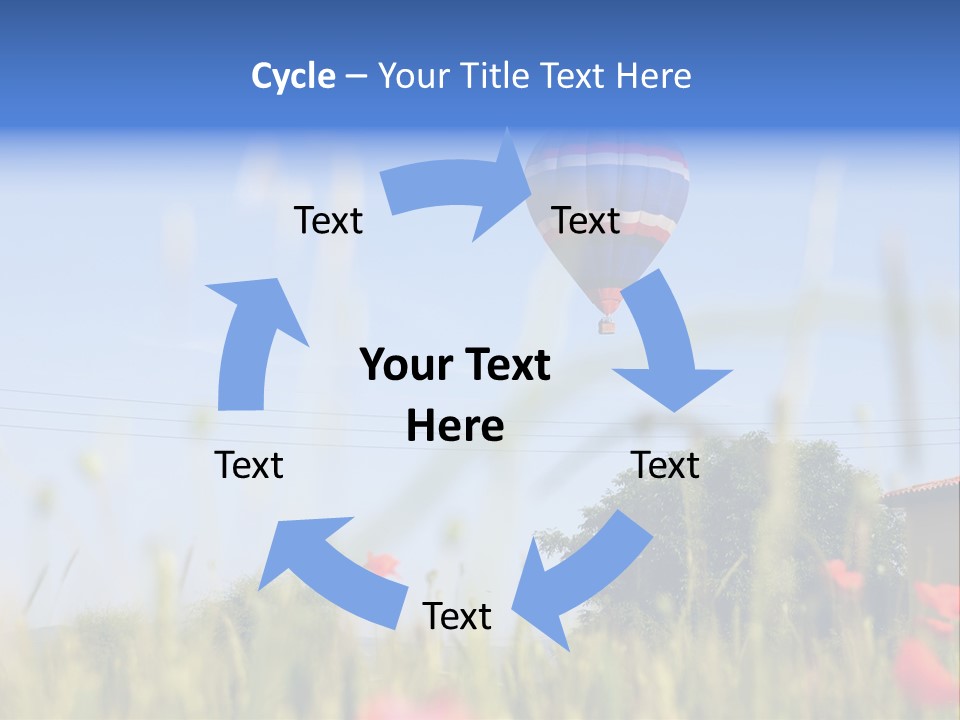 Air Landing Heat PowerPoint Template