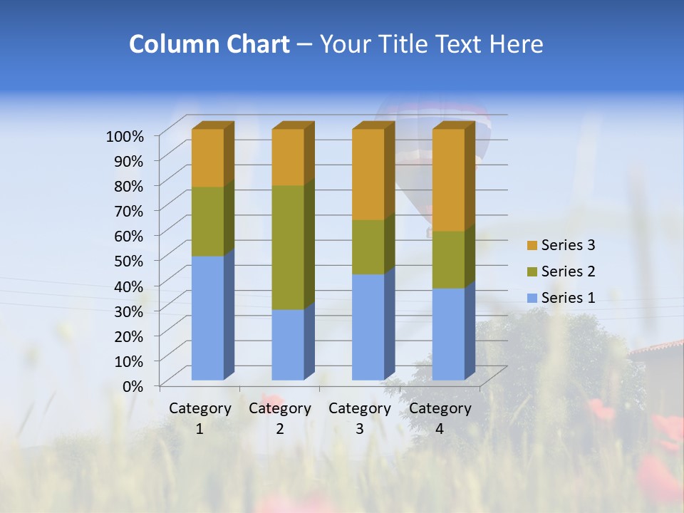 Air Landing Heat PowerPoint Template