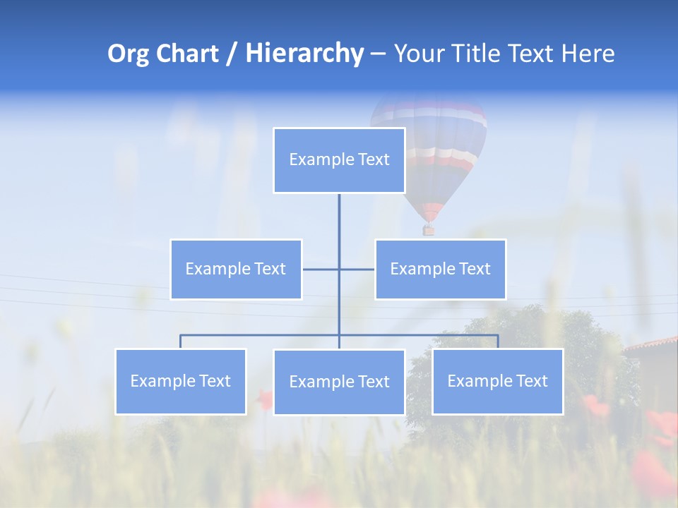 Air Landing Heat PowerPoint Template