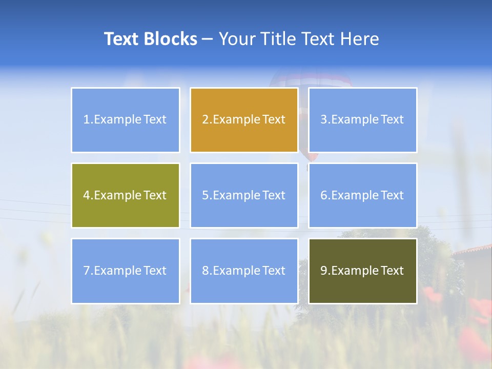 Air Landing Heat PowerPoint Template