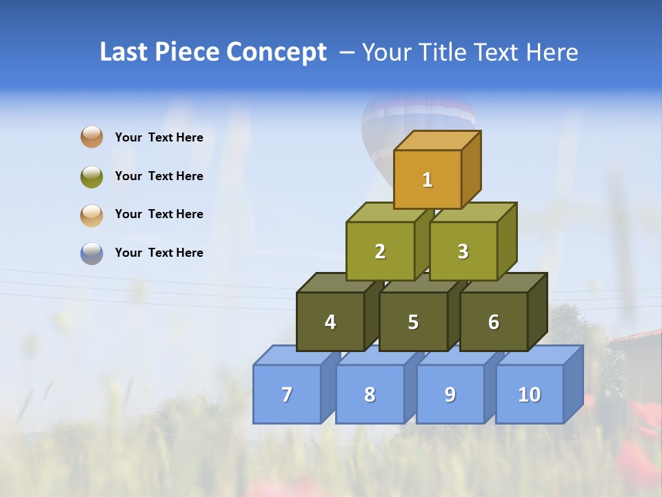 Air Landing Heat PowerPoint Template