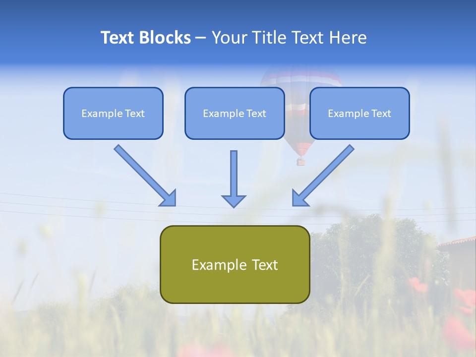 Air Landing Heat PowerPoint Template