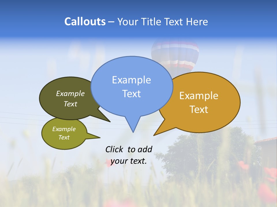 Air Landing Heat PowerPoint Template