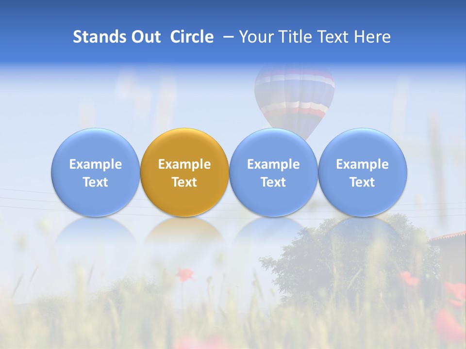 Air Landing Heat PowerPoint Template