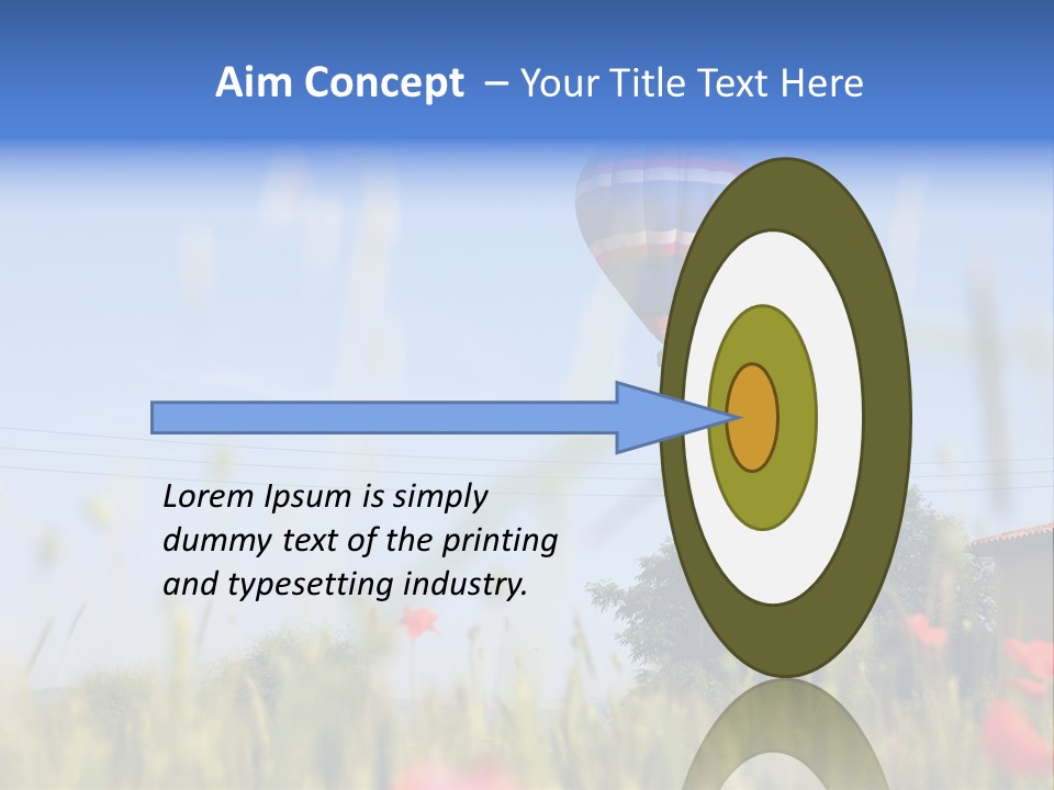 Air Landing Heat PowerPoint Template