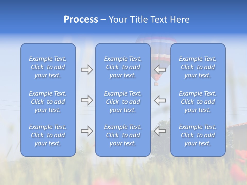 Air Landing Heat PowerPoint Template