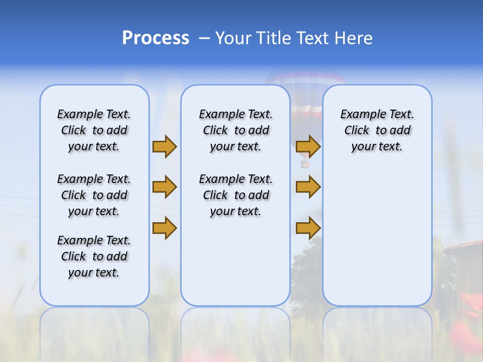 Air Landing Heat PowerPoint Template