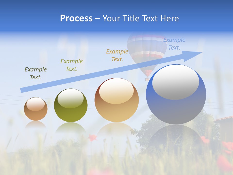 Air Landing Heat PowerPoint Template
